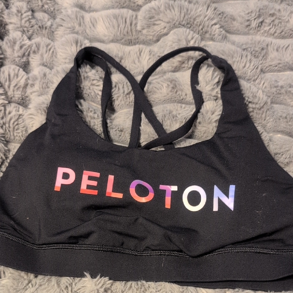 Lululemon Athletica X Peloton Invigorate Luxextreme Black Sports Bra NWOT